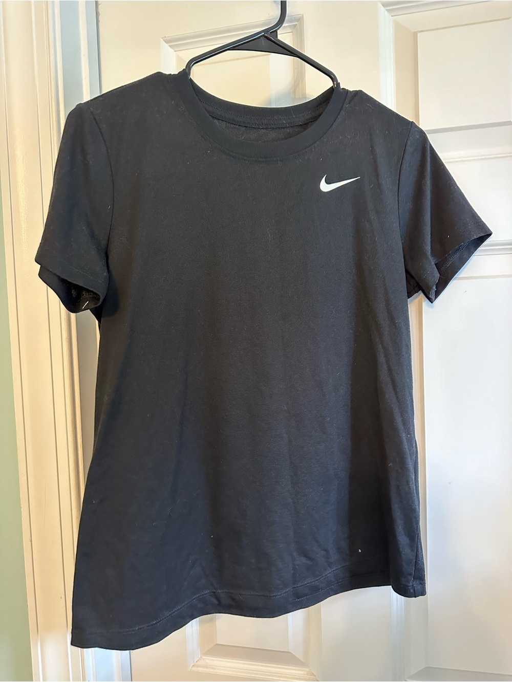 Nike Black Short-Sleeve Logo Tee